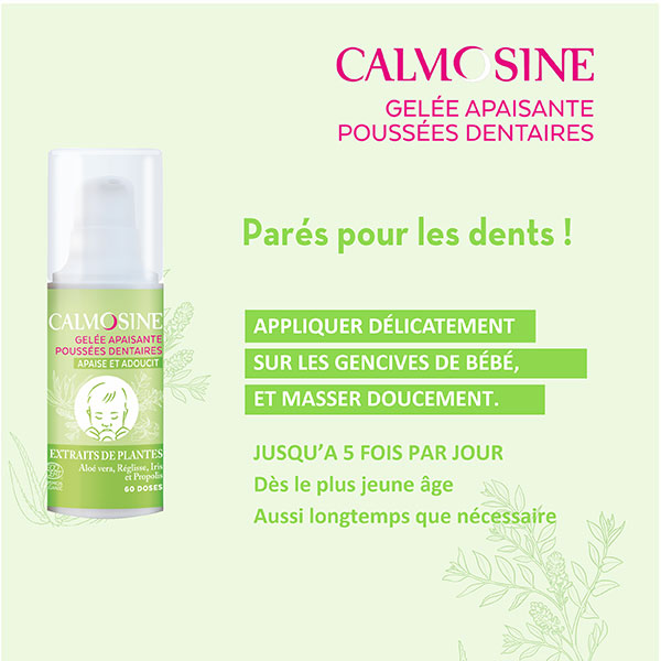 Calmosine Gelée Apaisante Poussée Dentaire 15ml | Prix bas