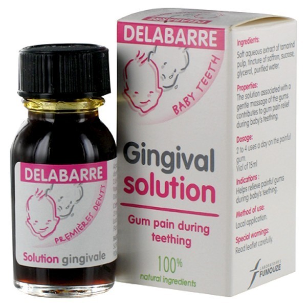 Delabarre Solution Gingivale Premieres Dents 15ml