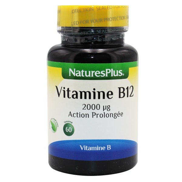 Seminarie Prestige Rimpelingen Nature's Plus Vitamine B12 60 comprimés | Pas Cher