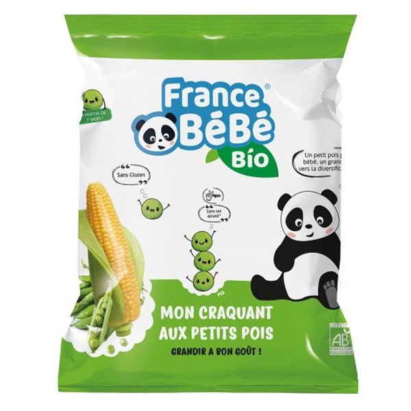 France Bebe Bio Mon Croquant Mais Petits Pois g Pas Cher