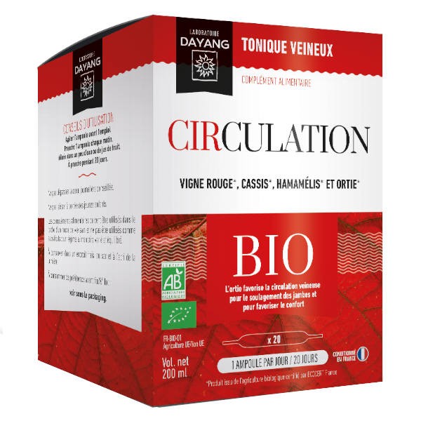 Dayang Complexe Circulation Bio Ampoules Pas Cher