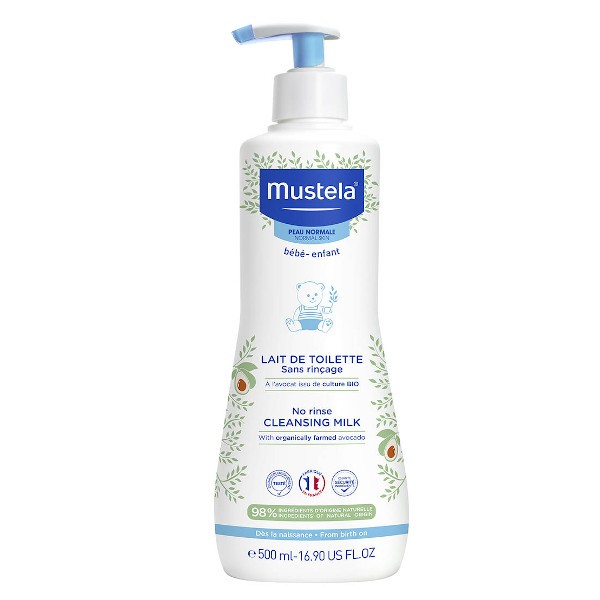 Mustela Lait De Toilette Sans Rincage 500ml Prix Bas