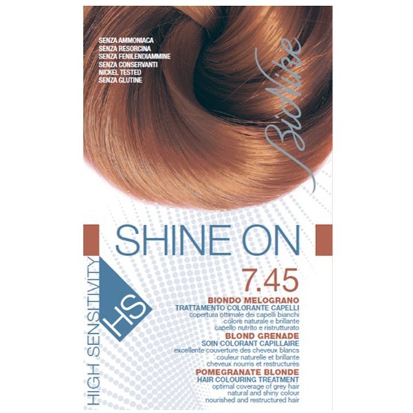 Acheter Bionike Shine On Coloration Permanente Tres Haute Tolerance 7 45 Blond Grenade Prix Discount