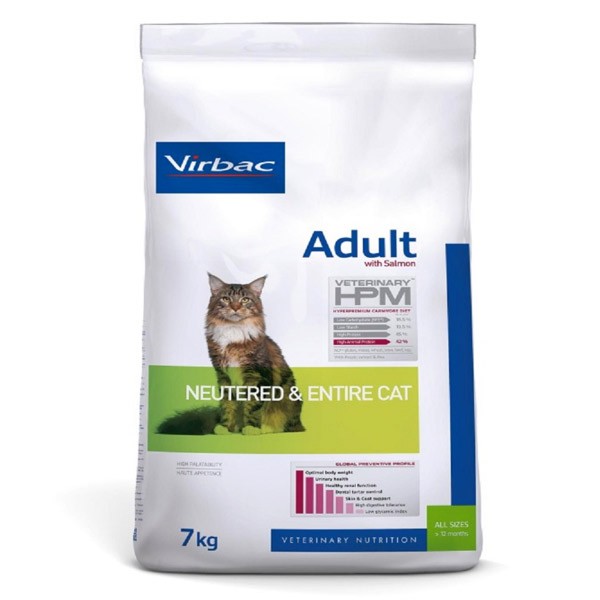 Virbac Veterinary Hpm Cat Adult Saumon 7kg Pas Cher