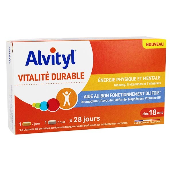 Alvityl Vitalite Durable 56 Comprimes Pas Cher